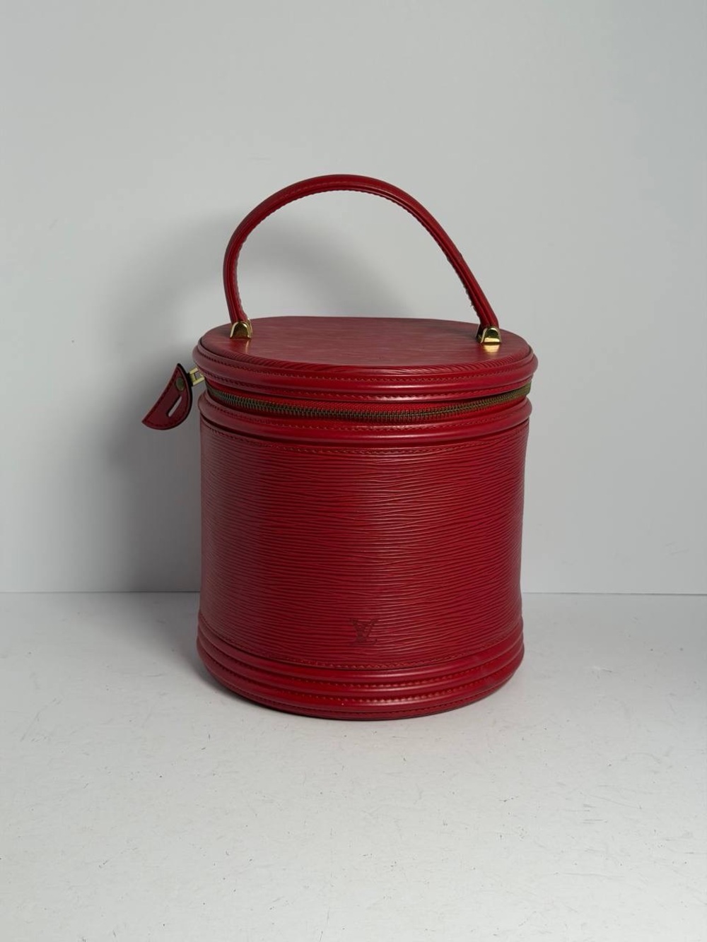 Louis Vuitton Red Epi Leather Cannes Vanity Bag